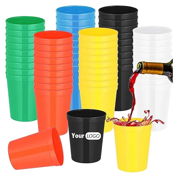 16Oz Reusable Plastic Kids Stadium Cups - 16Oz Reusable Plastic Kids Stadium Cups - Image 0 of 2