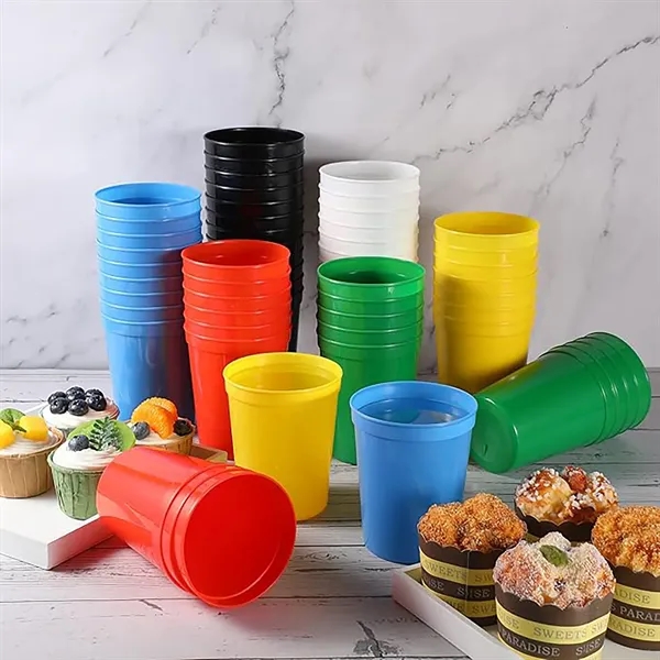 16Oz Reusable Plastic Kids Stadium Cups - 16Oz Reusable Plastic Kids Stadium Cups - Image 2 of 2