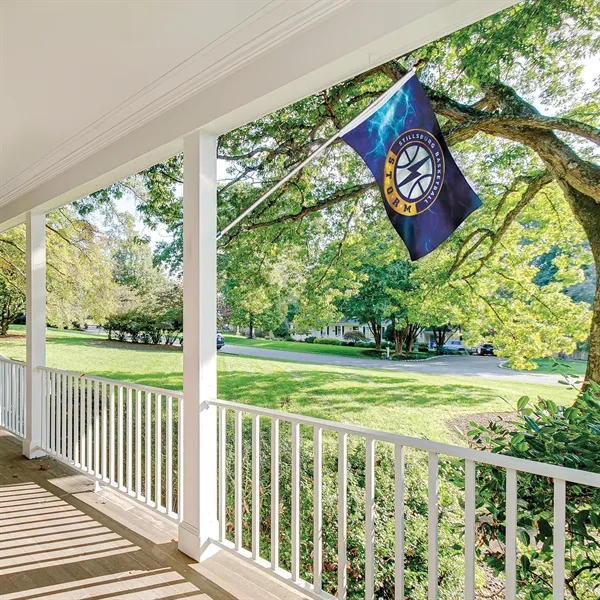 Deluxe 2' x 3' Flag Kit with Pole and Silver Bracket - Deluxe 2' x 3' Flag Kit with Pole and Silver Bracket - Image 9 of 9