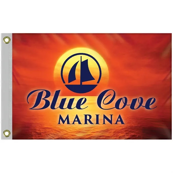 Deluxe 2' x 3' Flag Kit with Pole and White Bracket - Deluxe 2' x 3' Flag Kit with Pole and White Bracket - Image 1 of 9
