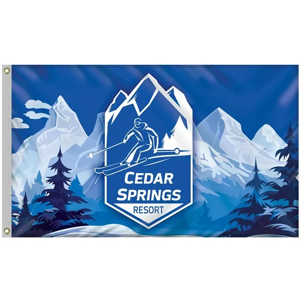 Deluxe 3' x 5' Flag Kit with Pole and White Bracket - Deluxe 3' x 5' Flag Kit with Pole and White Bracket - Image 1 of 9