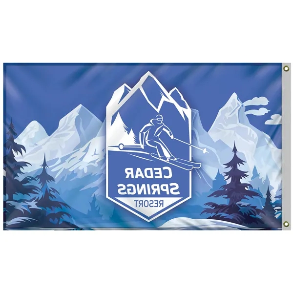 Deluxe 3' x 5' Flag Kit with Pole and White Bracket - Deluxe 3' x 5' Flag Kit with Pole and White Bracket - Image 3 of 9