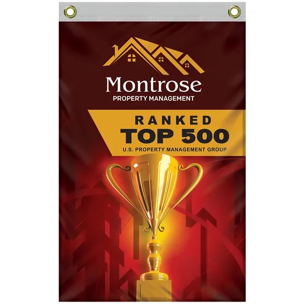 Banner Kit with 2' x 3' Flag and Silver Bracket - Banner Kit with 2' x 3' Flag and Silver Bracket - Image 1 of 9