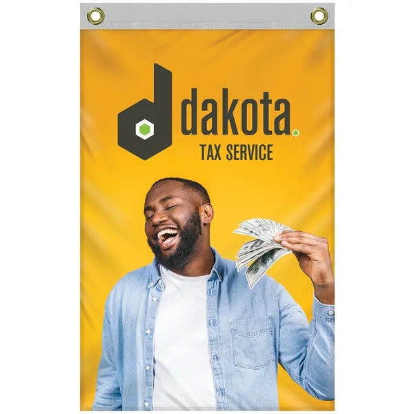 Banner Kit with 2' x 3' Flag and White Bracket - Banner Kit with 2' x 3' Flag and White Bracket - Image 1 of 9