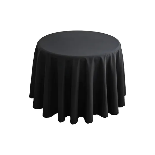 Round Polyester Tablecloth - Round Polyester Tablecloth - Image 15 of 17