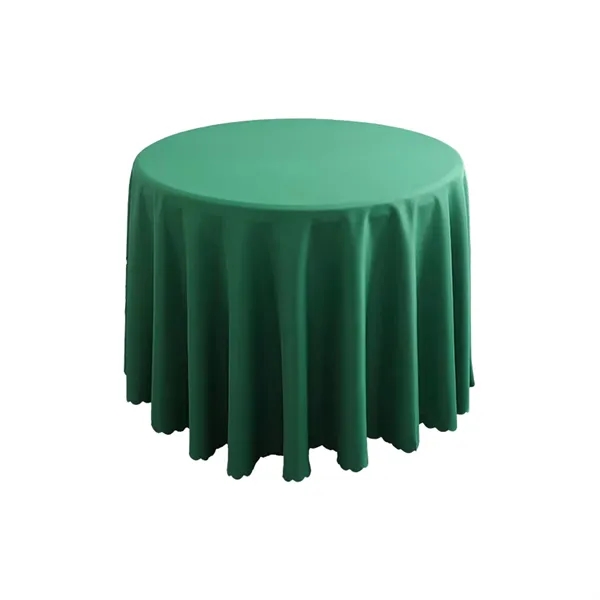Round Polyester Tablecloth - Round Polyester Tablecloth - Image 13 of 17