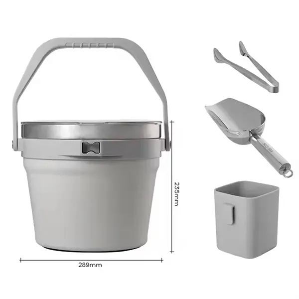 Everich Stainless Steel Cooler Bucket with Handle - 1.8 Gal - Everich Stainless Steel Cooler Bucket with Handle - 1.8 Gal - Image 4 of 4