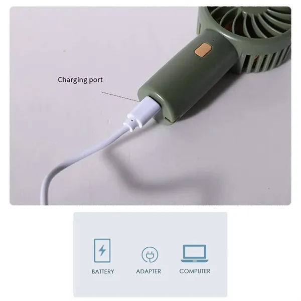 USB Mini Handheld Fan - Rechargeable - USB Mini Handheld Fan - Rechargeable - Image 2 of 8