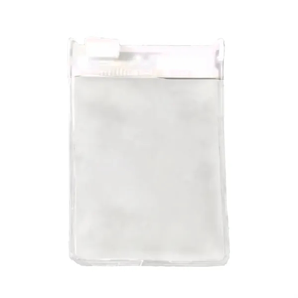 Transparent PVC jewelry pouch with zip lock - Transparent PVC jewelry pouch with zip lock - Image 2 of 3