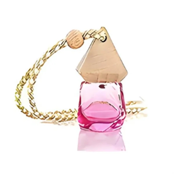 Wooden Triangular Gem-Shaped Lid with a Glass Perfume bottle - Wooden Triangular Gem-Shaped Lid with a Glass Perfume bottle - Image 6 of 10