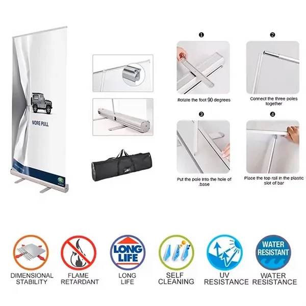 Roll Up Retractable Banner - 32" x 78.7 - Roll Up Retractable Banner - 32" x 78.7 - Image 2 of 5