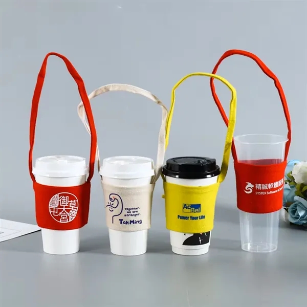 Canvas Sublimation Sleeve with Custom Printing - Canvas Sublimation Sleeve with Custom Printing - Image 1 of 2