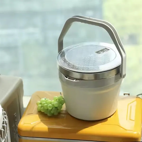 Everich Stainless Steel Cooler Bucket with Handle - 1.8 Gal - Everich Stainless Steel Cooler Bucket with Handle - 1.8 Gal - Image 3 of 4