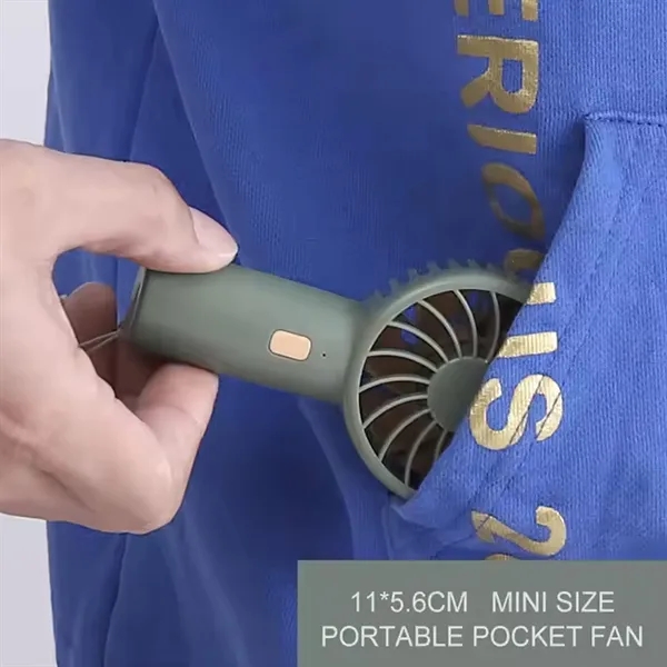USB Mini Handheld Fan - Rechargeable - USB Mini Handheld Fan - Rechargeable - Image 4 of 8