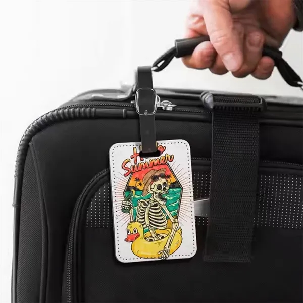 Magic'Tap NFC Smart Leatherette Luggage Tag - Magic'Tap NFC Smart Leatherette Luggage Tag - Image 3 of 3