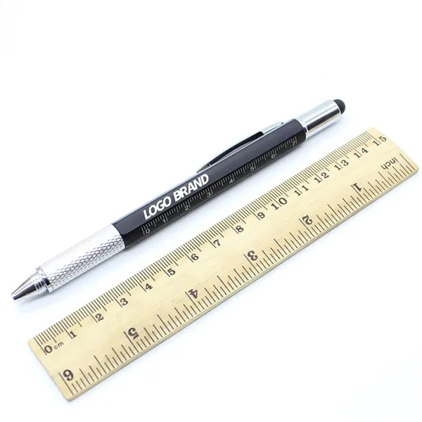 Gift Tech Tool Ballpoint with Ruler Stylus Head - Gift Tech Tool Ballpoint with Ruler Stylus Head - Image 2 of 2
