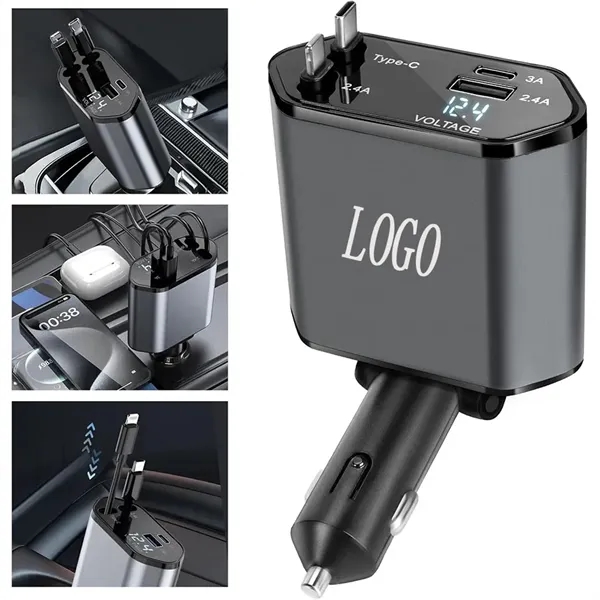 Retractable Car Charger - Retractable Car Charger - Image 0 of 6