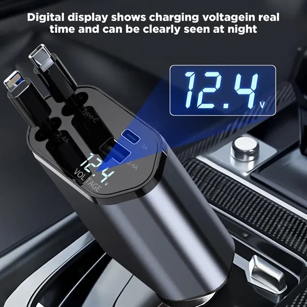 Retractable Car Charger - Retractable Car Charger - Image 3 of 6