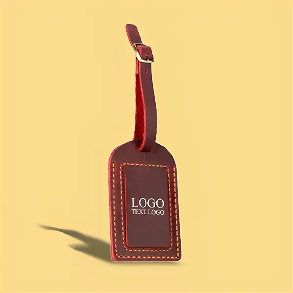 Vintage Crazy Horse Leather Luggage Tag - Vintage Crazy Horse Leather Luggage Tag - Image 0 of 9