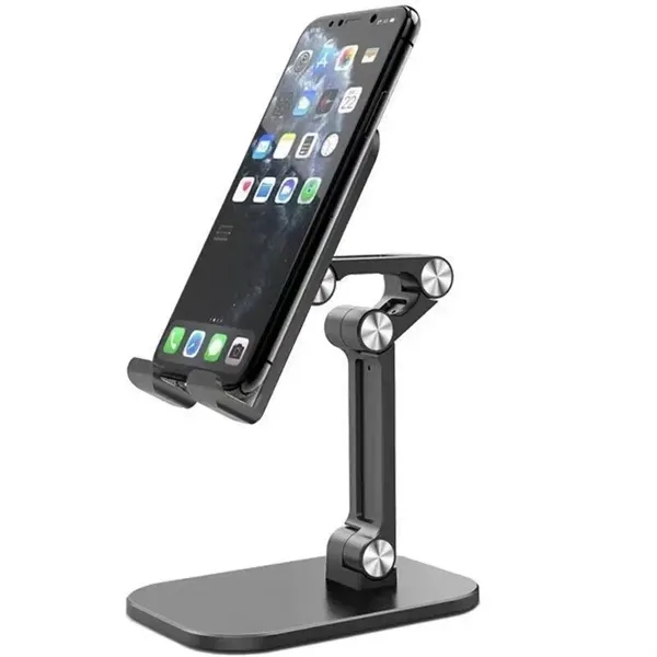 Foldable Extendable Adjustable Phone and Tablet Stand - Foldable Extendable Adjustable Phone and Tablet Stand - Image 2 of 15