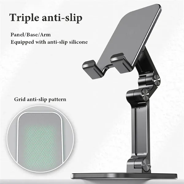 Foldable Extendable Adjustable Phone and Tablet Stand - Foldable Extendable Adjustable Phone and Tablet Stand - Image 6 of 15