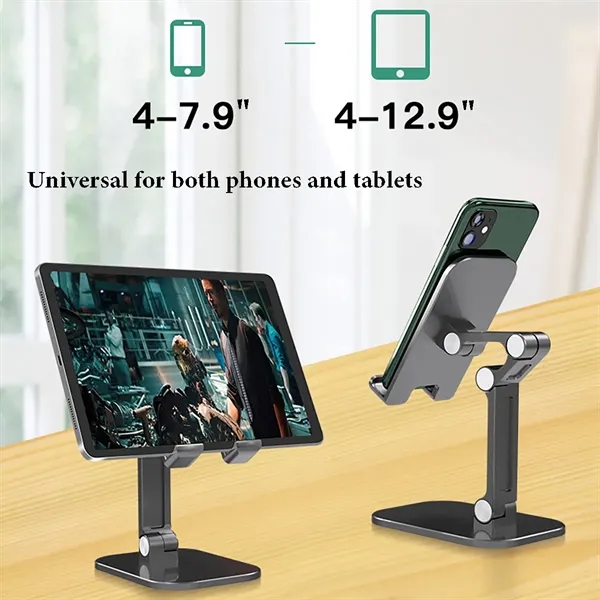 Foldable Extendable Adjustable Phone and Tablet Stand - Foldable Extendable Adjustable Phone and Tablet Stand - Image 7 of 15