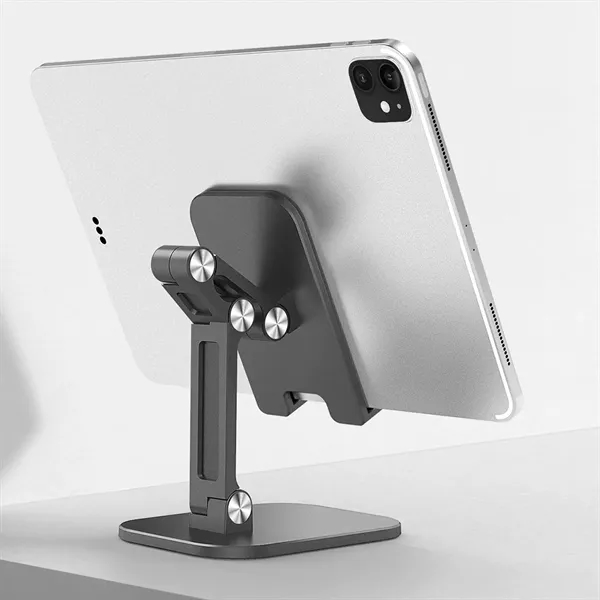 Foldable Extendable Adjustable Phone and Tablet Stand - Foldable Extendable Adjustable Phone and Tablet Stand - Image 10 of 15