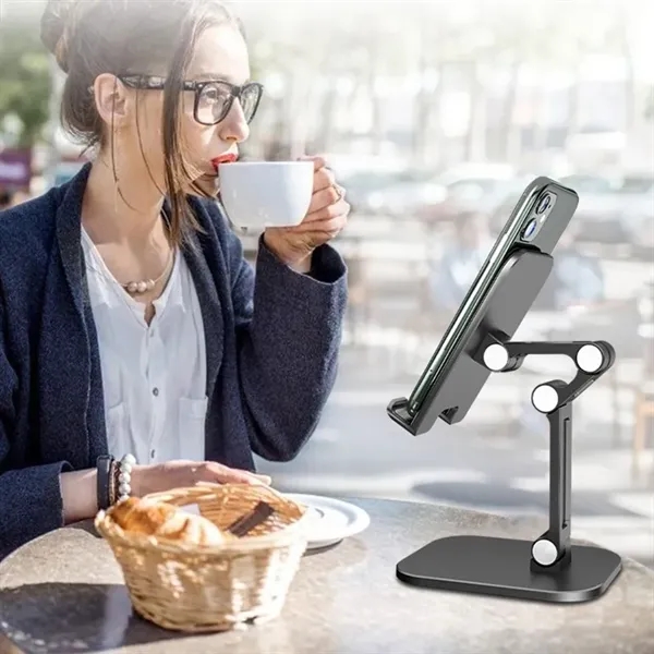 Foldable Extendable Adjustable Phone and Tablet Stand - Foldable Extendable Adjustable Phone and Tablet Stand - Image 14 of 15