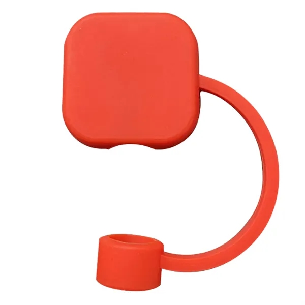 Square Silicone Straw Cover - Square Silicone Straw Cover - Image 1 of 3