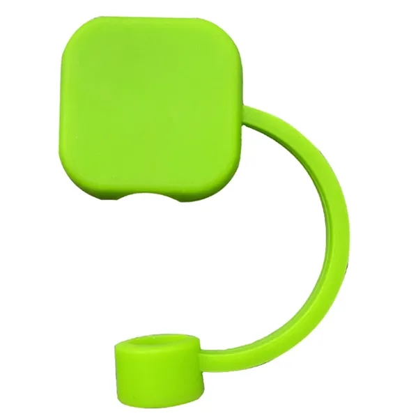 Square Silicone Straw Cover - Square Silicone Straw Cover - Image 2 of 3