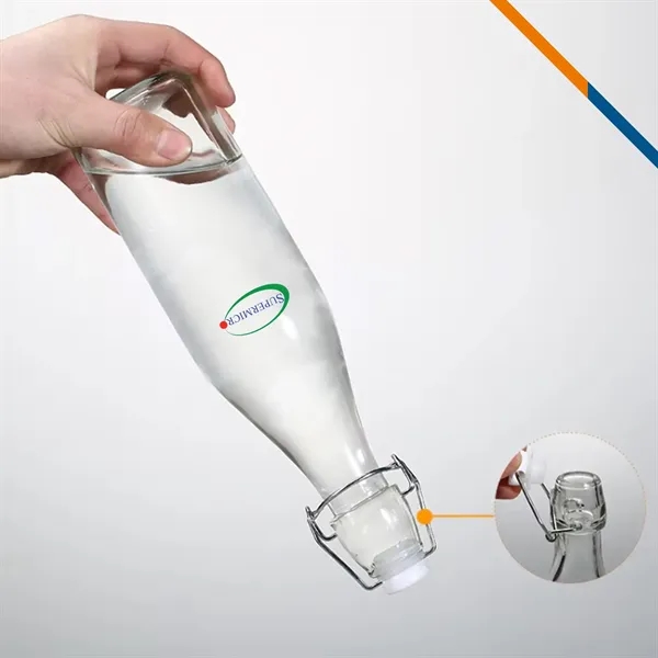 Gilroy Wire Lid Square Water Bottle - 34 OZ. - Gilroy Wire Lid Square Water Bottle - 34 OZ. - Image 1 of 3