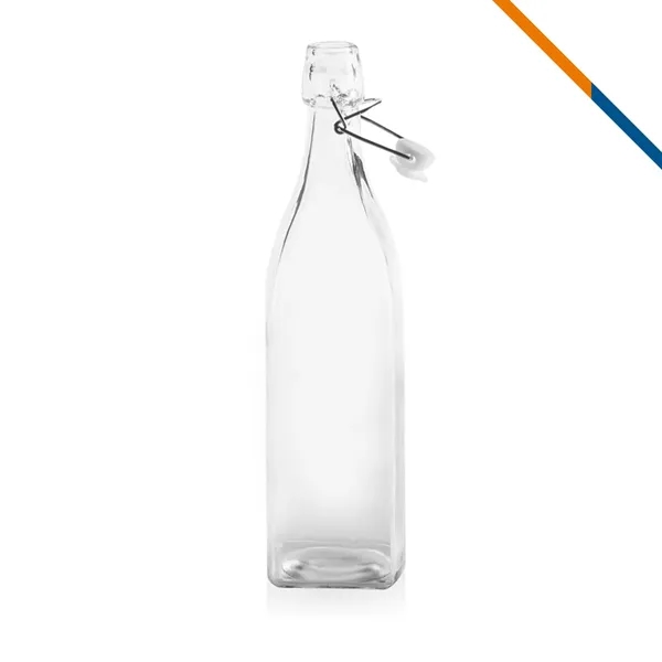 Gilroy Wire Lid Square Water Bottle - 34 OZ. - Gilroy Wire Lid Square Water Bottle - 34 OZ. - Image 3 of 3