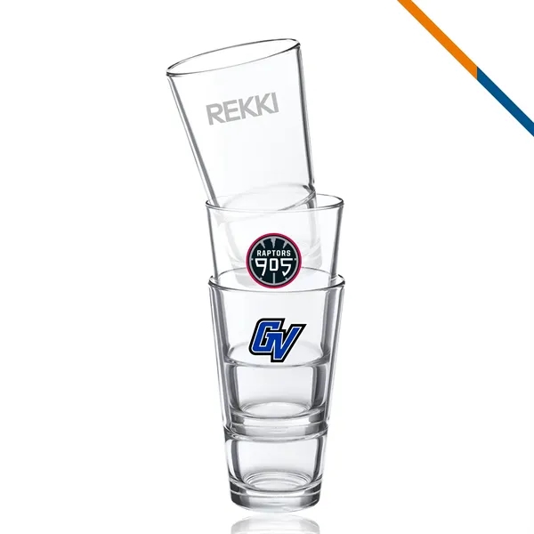 Dillon ARC Stackable Pint Glasses - 16 OZ. - Dillon ARC Stackable Pint Glasses - 16 OZ. - Image 1 of 3
