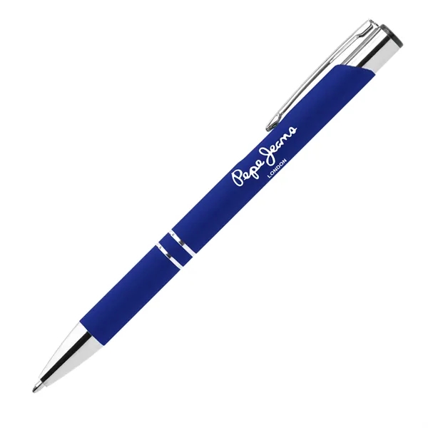 Knight-101 Soft Touch Pens with Chrome Trim - Knight-101 Soft Touch Pens with Chrome Trim - Image 4 of 14