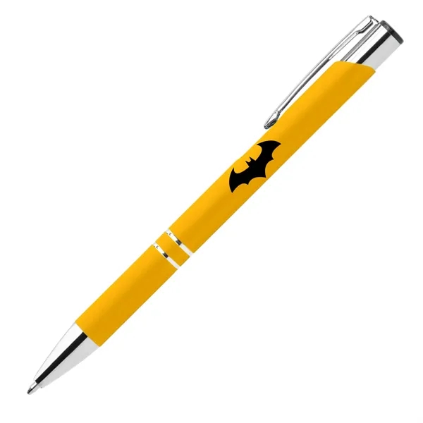 Knight-101 Soft Touch Pens with Chrome Trim - Knight-101 Soft Touch Pens with Chrome Trim - Image 5 of 14