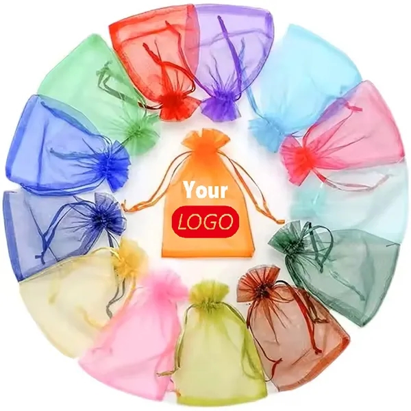 Drawstring Mesh Organza Pouch Bag - Drawstring Mesh Organza Pouch Bag - Image 0 of 0