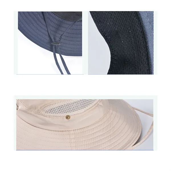 Wide-Brim Hiking & Fishing Sun Hat - Wide-Brim Hiking & Fishing Sun Hat - Image 1 of 3