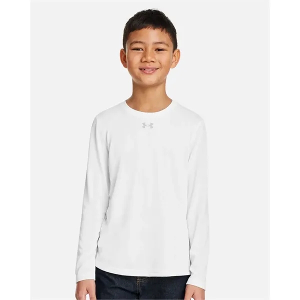 Under Armour Youth Tech™ Team Long Sleeve T-Shirt - Under Armour Youth Tech™ Team Long Sleeve T-Shirt - Image 10 of 11