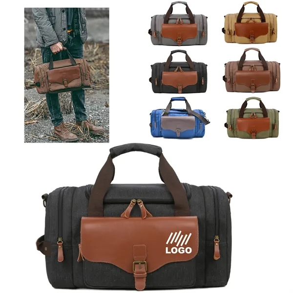 Travel Canvas Duffel Bag For Man - Travel Canvas Duffel Bag For Man - Image 0 of 2