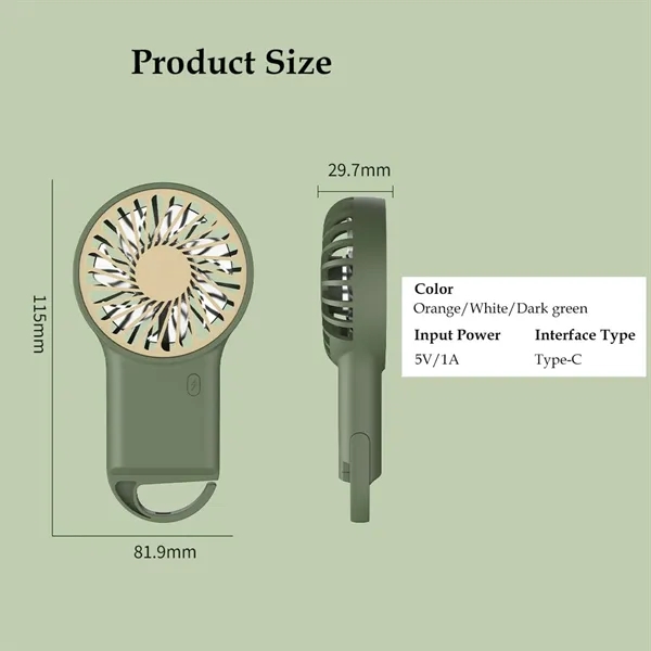 Mini Portable Fan - Mini Portable Fan - Image 6 of 6