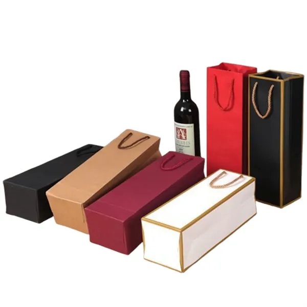 Specialty Paper Wine Tote Bag - Specialty Paper Wine Tote Bag - Image 2 of 2