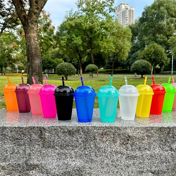 16 Oz Sparkling Glitter Cups With Dome Lids - 16 Oz Sparkling Glitter Cups With Dome Lids - Image 4 of 5