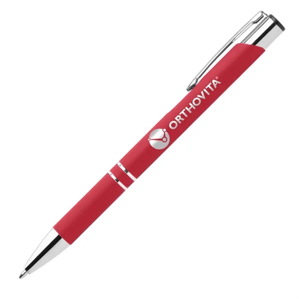 Knight-101 Soft Touch Pens with Chrome Trim - Knight-101 Soft Touch Pens with Chrome Trim - Image 1 of 14