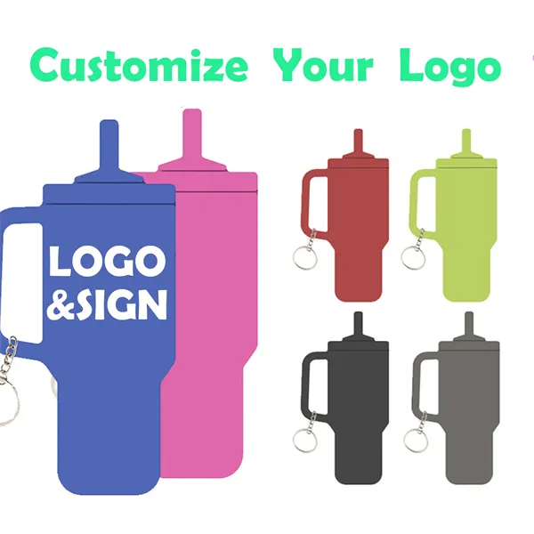 Stanley Cup Shape Silicone Key Ring - Stanley Cup Shape Silicone Key Ring - Image 0 of 2