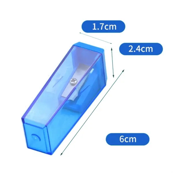 Mixed Color Transparent Pencil Sharpener - Mixed Color Transparent Pencil Sharpener - Image 1 of 2