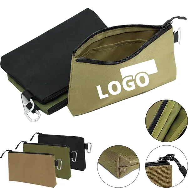 Heavy Duty Flat Bottom Tool Bag With Zipper - Heavy Duty Flat Bottom Tool Bag With Zipper - Image 0 of 2