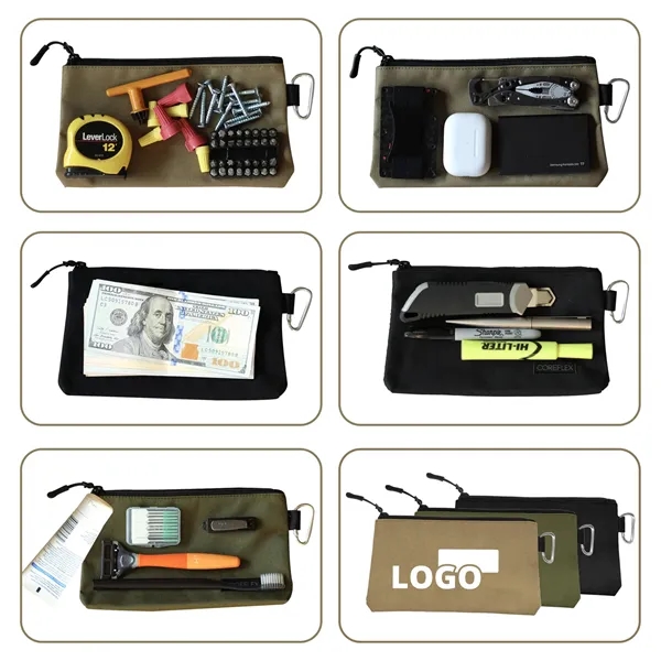Heavy Duty Flat Bottom Tool Bag With Zipper - Heavy Duty Flat Bottom Tool Bag With Zipper - Image 1 of 2