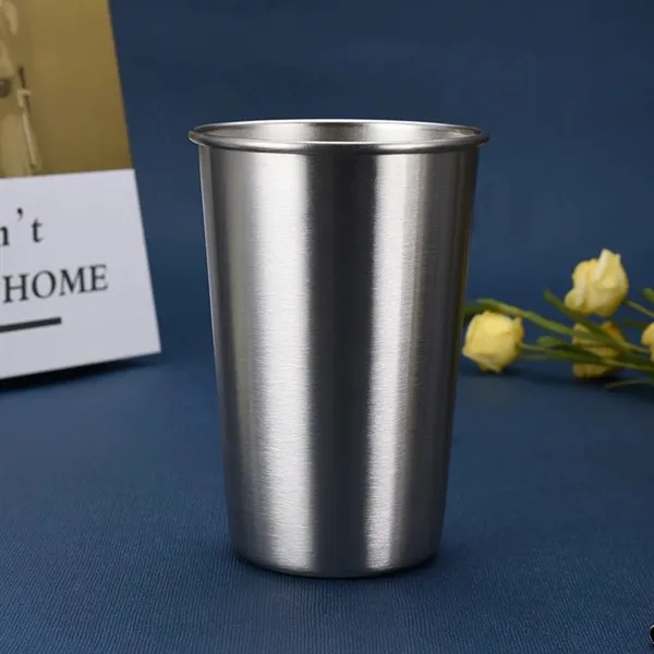 16 oz 304 stainless steel portable cold drink cup - 16 oz 304 stainless steel portable cold drink cup - Image 9 of 10