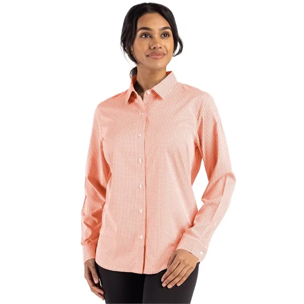 Cutter & Buck Skyline Epic Confidence Recycled Gingham Wo... - Cutter & Buck Skyline Epic Confidence Recycled Gingham Wo... - Image 6 of 17
