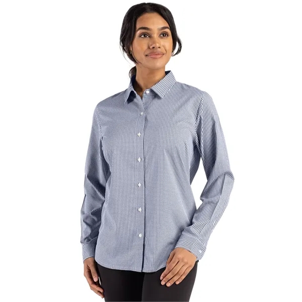 Cutter & Buck Skyline Epic Confidence Recycled Gingham Wo... - Cutter & Buck Skyline Epic Confidence Recycled Gingham Wo... - Image 14 of 17